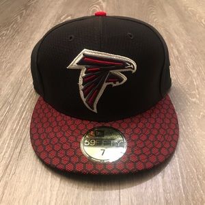 Atlanta‎ Falcons 2017 New Era Sideline Official 59FIFTY Fitted Hat Adult Size 7​